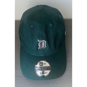 Detroit Tigers New Era 9TWENTY Adjustable Strap Cap Hat Green White Cooperstown